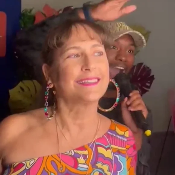 Hoop Earrings Multi-color Rhinestones Vibrant Jewel-Toned Large/Jumbo Hoops - Picture 8 of 12